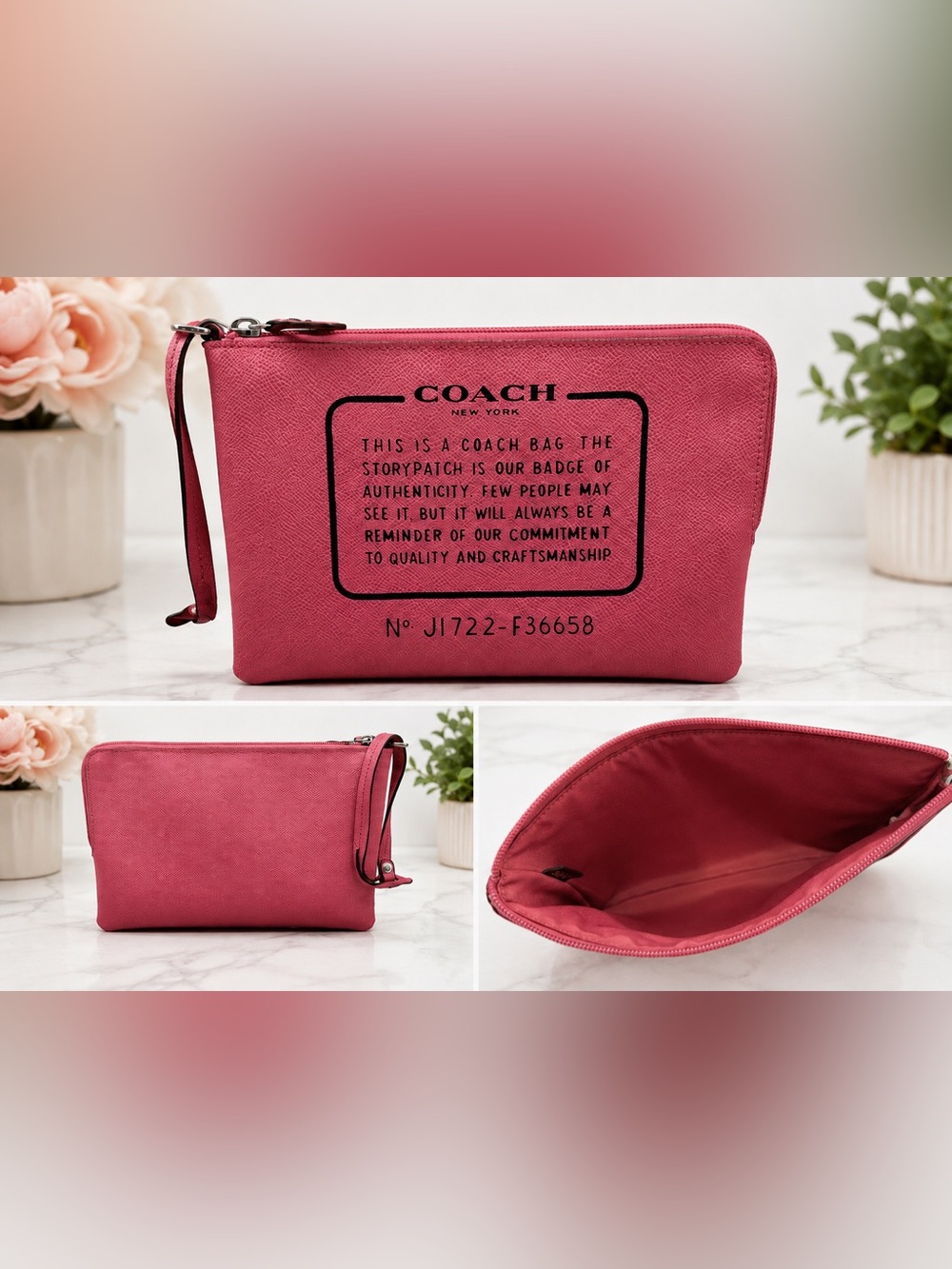 Coach Zip Wristlet